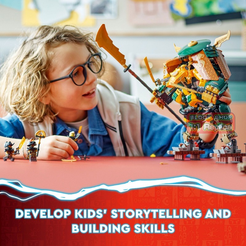 Bộ Đồ Chơi Lắp Ráp ninja team 71794 750 Mảnh Cho Bé