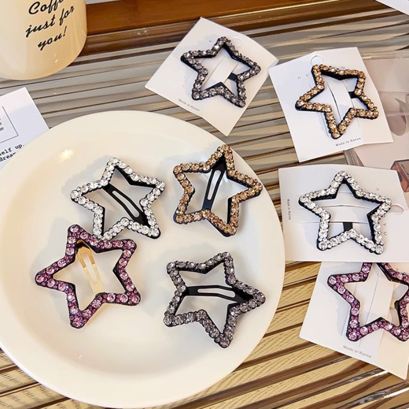 Kẹp Tóc Ngôi Sao Đơn Giản Thời Trang Hàn Quốc Cao Cấp Dành Cho Nữ