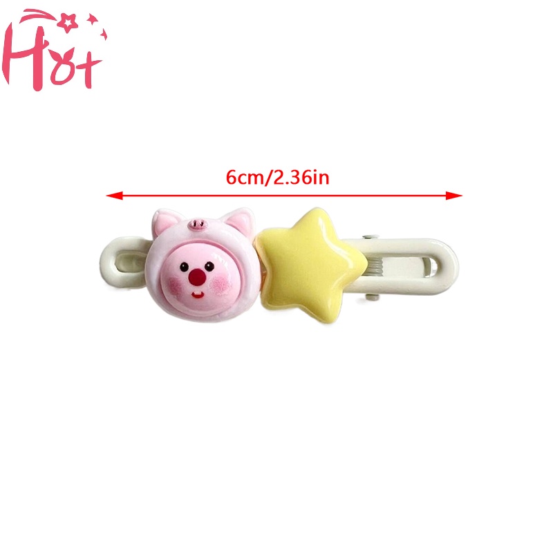 Jr 1 Kẹp Tóc Hình Ngôi Sao / Trái Dâu / Trái Dâu Ngọt Ngào Dễ Thương vn