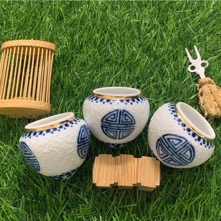 Cóng Chào Mào vẽ tay - Tích Chữ Thọ ren nổi