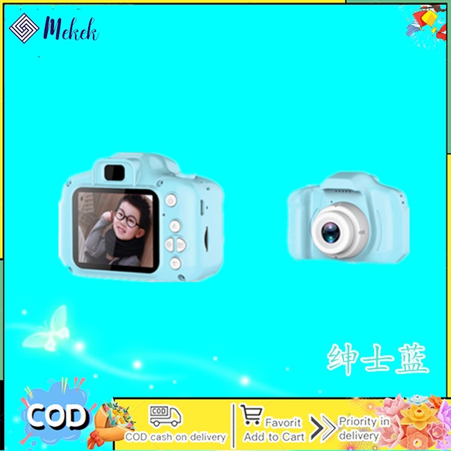 Máy Ảnh Kỹ Thuật Số 8mp hd Chống Sốc Có Thể Sạc Lại Dành Cho Trẻ Em