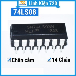 Ic logic 74ls08 quad 2-input and gate dip14