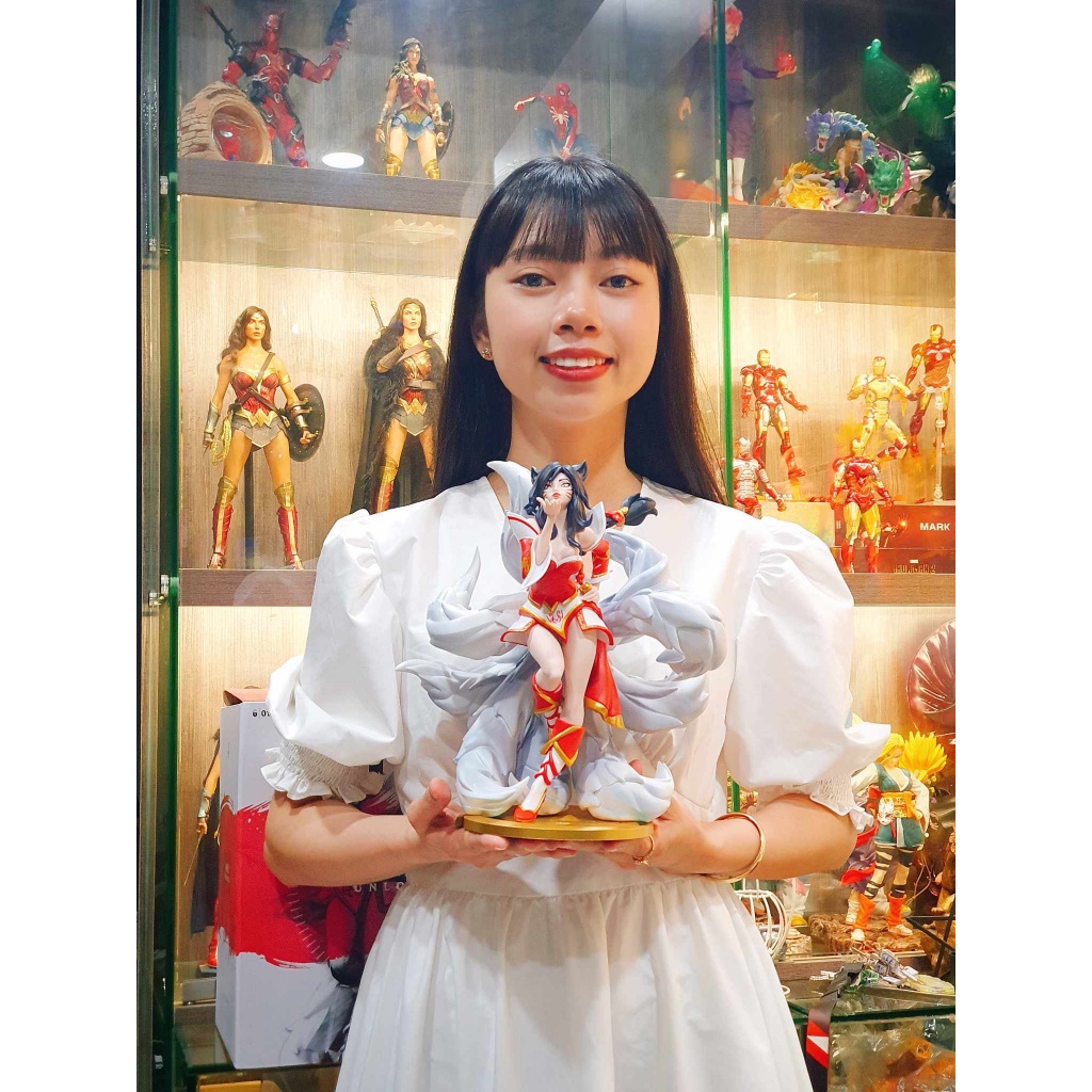 Mô hình Chính Hãng Riot Games Liên Minh Huyền Thoại Ahri Unlocked Statue Siêu mới