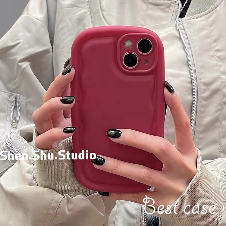 Ốp Điện Thoại Mềm Hình Elipse wave Cho iphone 15 14 13 12 11 pro max