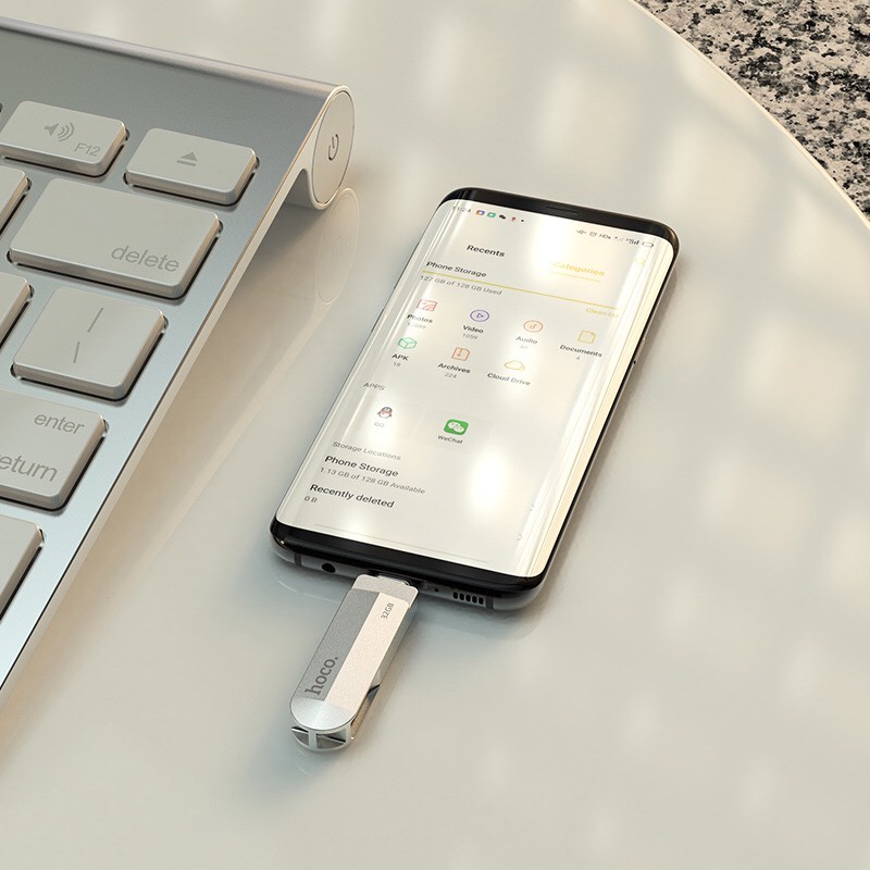 USB3.0 có 2 chân cắm USB+ Type-C Hoco UD10 16GB/32GB/64GB/128GB