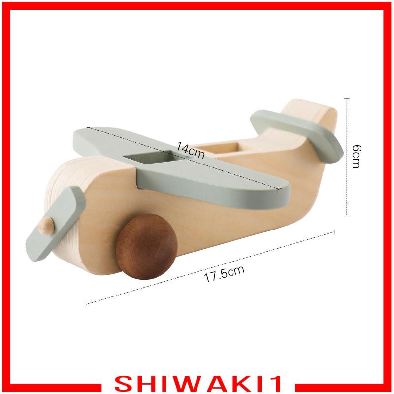 Máy Bay Đồ Chơi Bằng Gỗ Trọng Lượng Nhẹ Dành Cho Trẻ Em