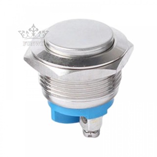 Easy Install 19mm Metal Momentary Push Button Switch 12V Waterproof On Off Start