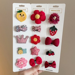 Set 5 Kẹp Tóc Dễ Thương Cho Bé Gái