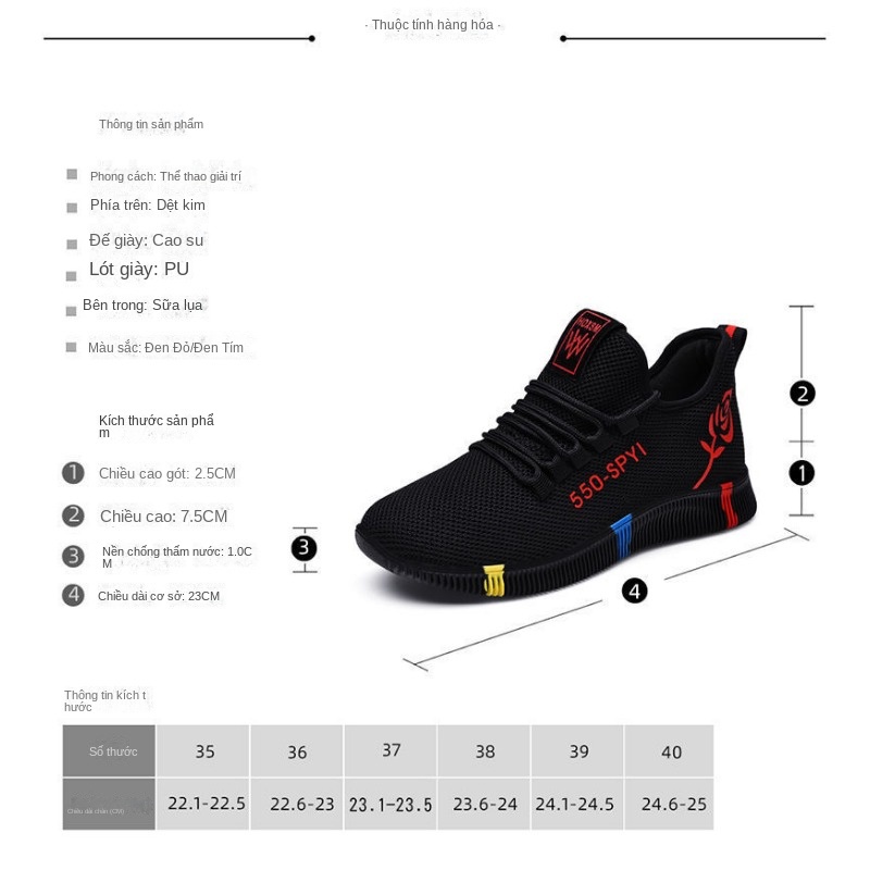 Giày Thể Thao Đế Bằng Phong Cách Thời Trang Mới Cho Nữ