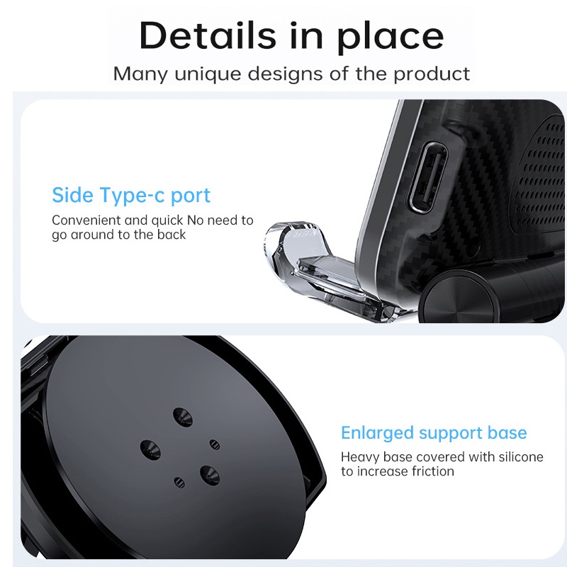 Đế Sạc Nhanh Không Dây 15w Cho iphone 13 12 11 pro max samsung s21 s20 Giá Đỡ