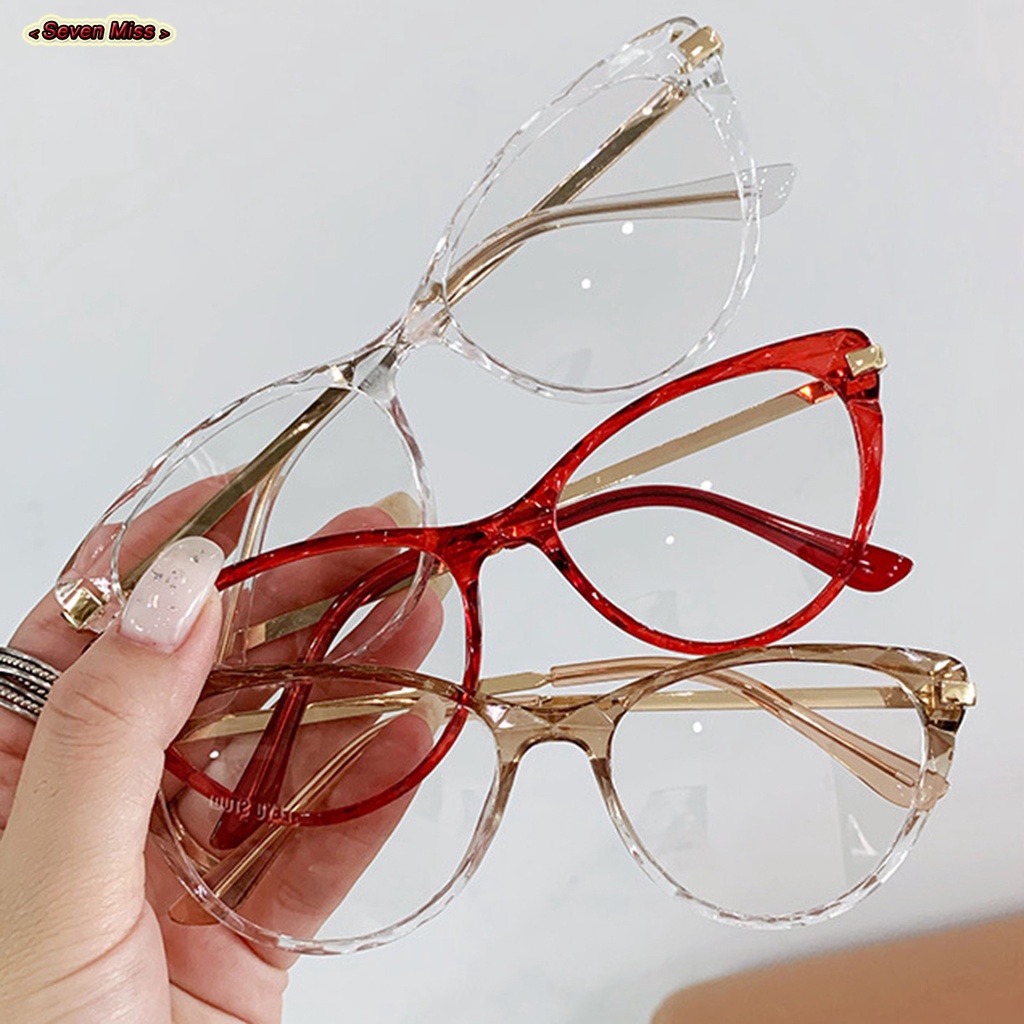 Kính Mát Mắt Mèo Gọng Kim Loại Chống Chói Mắt