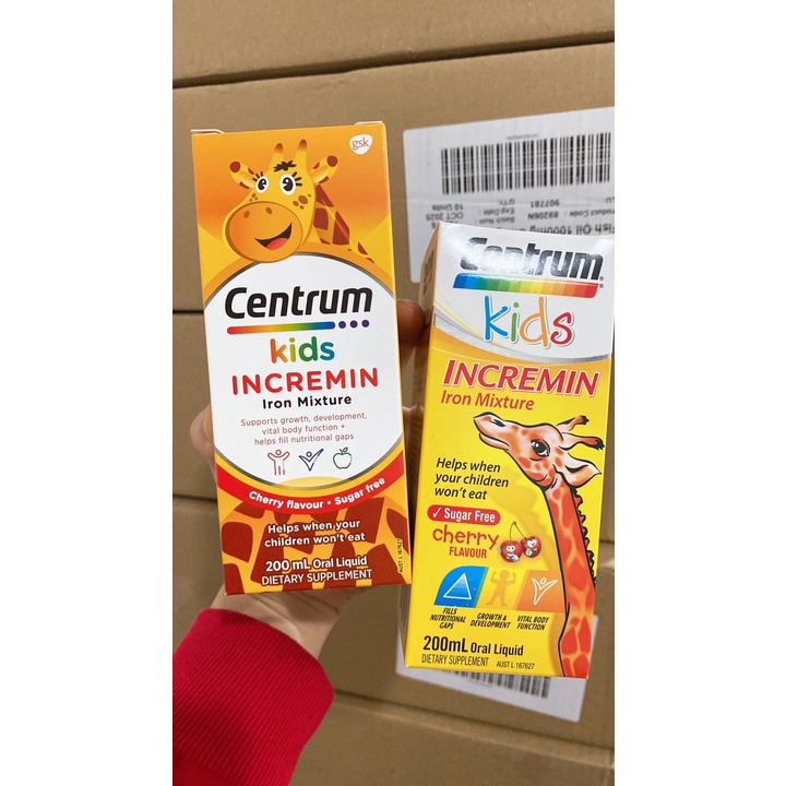 Centrum Kids cho trẻ biếng ăn, lọ 200ml, hàng Úc