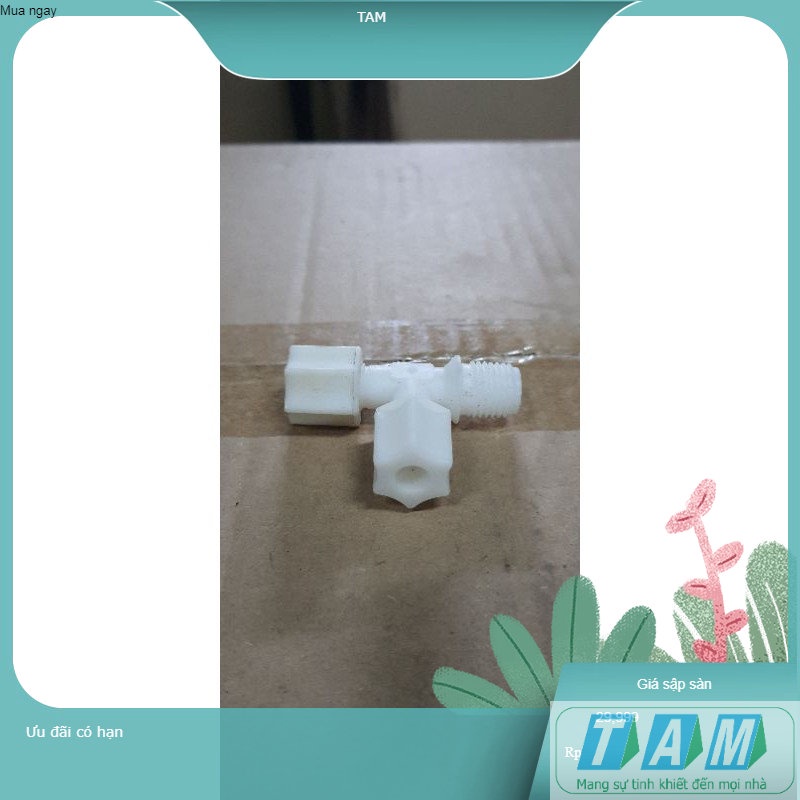 Các cút T dây 6 , van , khóa dây 6 như hình