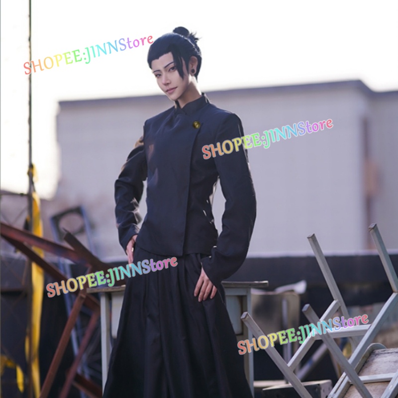 - Jn -  Bộ Trang Phục cosplay Nhân Vật anime Goo suguru gojo anime jujutsu kaisen