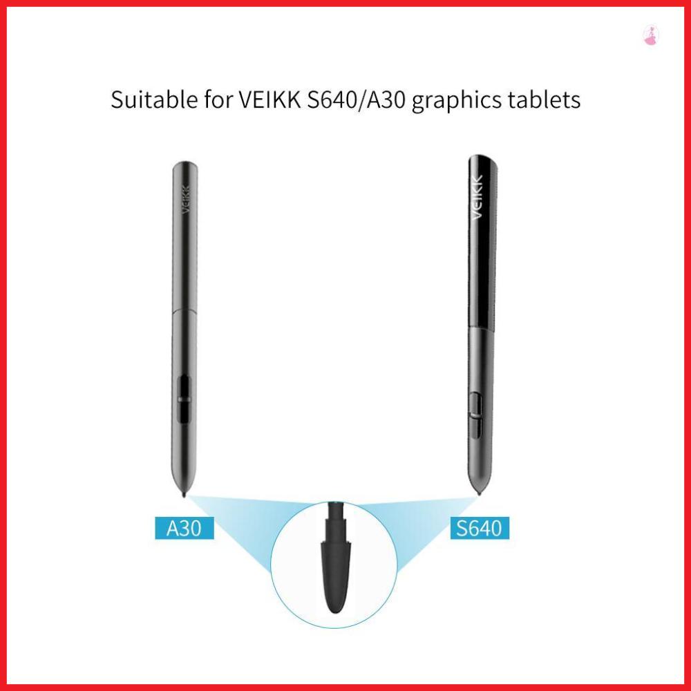 Veikk Set 10 Đầu Bút Thay Thế p001 Không Cần Bút stylus Cho veikk s640 a30