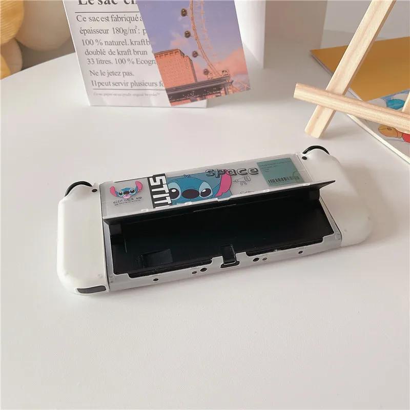 Vỏ Bảo Vệ Hộp Sạc Cứng Hình stitch disney Cho nintendo switch