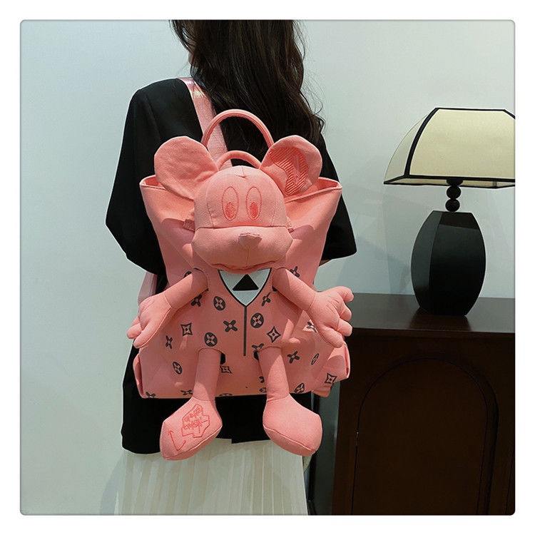 Ba Lô Hình Chuột mickey Dễ Thương Phong Cách Mới 2023