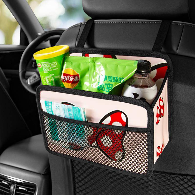Car Storage Hanging Bag Car Seat Back Garbage Bag Car Seat Back Storage Box Multifunctional Storage Storage Box Trang trí xe hơi IUgA