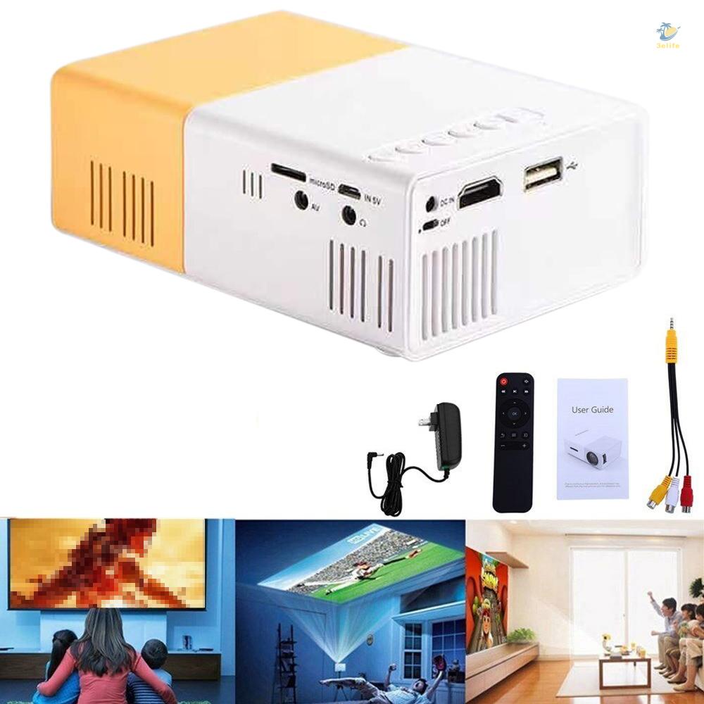 Máy Chiếu mini yg300 yg-300 hd usb Hỗ Trợ 1080p Tại Nhà