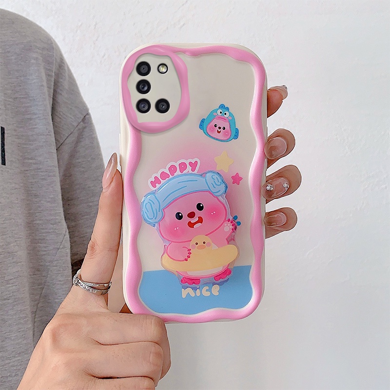 Ốp lưng samsung a31 Dễ Thương Ốp Điện Thoại Chống Sốc Hình Búp Bê Hoạt Hình 3d Thời Trang Cho samsung a31