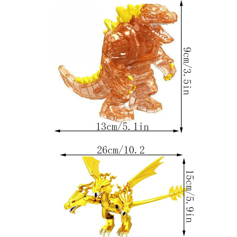 Godzilla Mô Hình Đồ Chơi Khủng Long Hoạt Hình Quái Vật mini