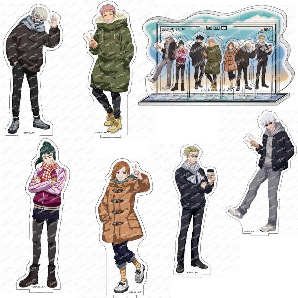 Ye jujutsu kaisen Mô Hình Búp Bê anime gojo satoru geto Kurosaki nobara Bằng acrylic Làm Quà Tặng Trang Trí Nhà Cửa