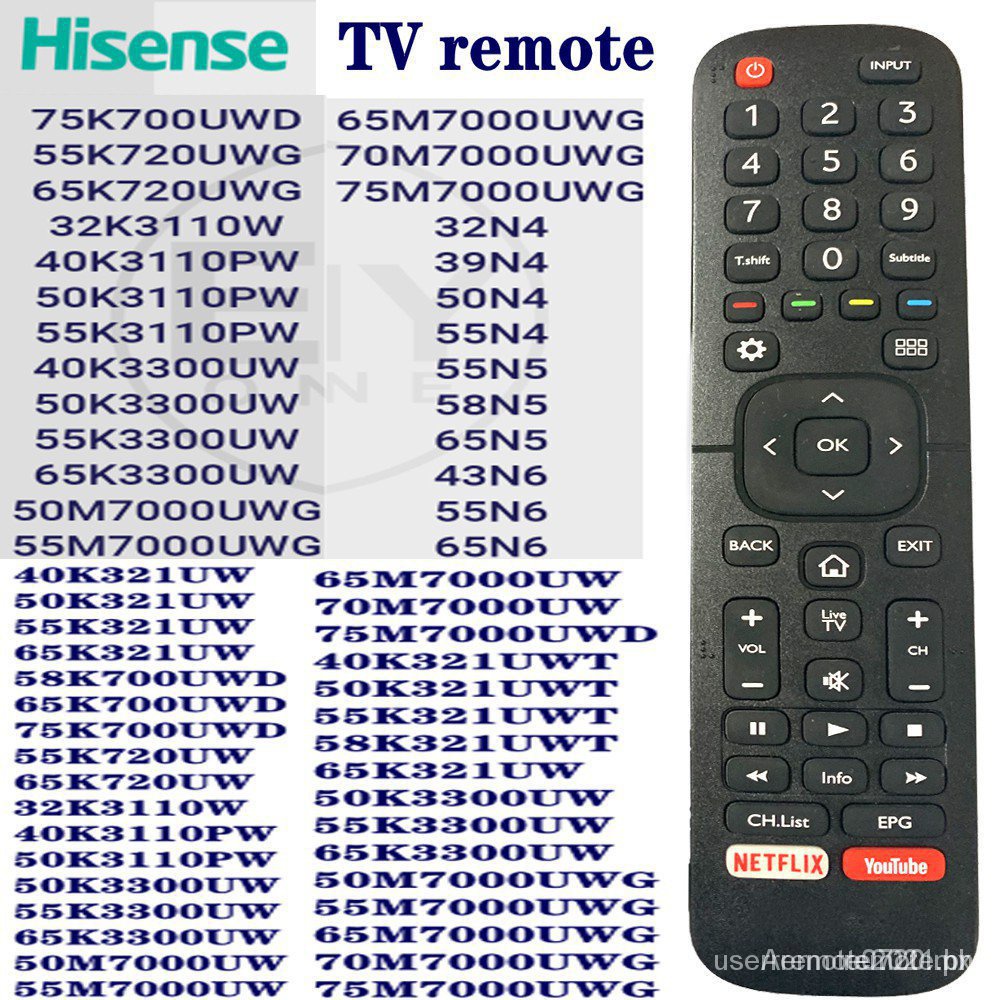 Dành Cho Devant Hisense Smart TV Điều Khiển Từ Xa EN2BB27 EN2BB27HB EN2B27X EN2B27 EN2A27 EN2H27 EN2