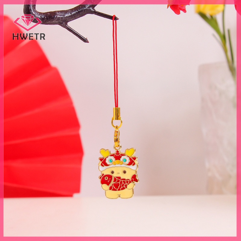 Móc Khóa Điện Thoại Bằng Hợp Kim Hình Rồng Dễ Thương 2024 Mới