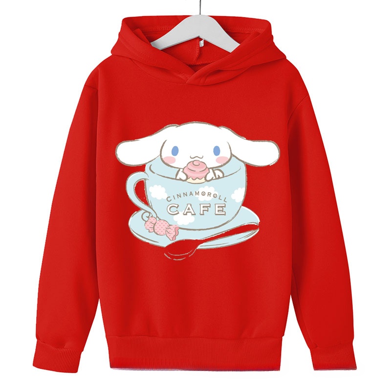 Mới Áo hoodie Tay Dài In Hình sanrio cinnamoroll Dễ Thương Cho Bé