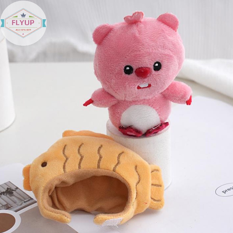 Flyup Thú Nhồi Bông Hình Búp Bê Đội Nón Tháo Rời Được Dễ Thương Trang Trí Túi Xách vn