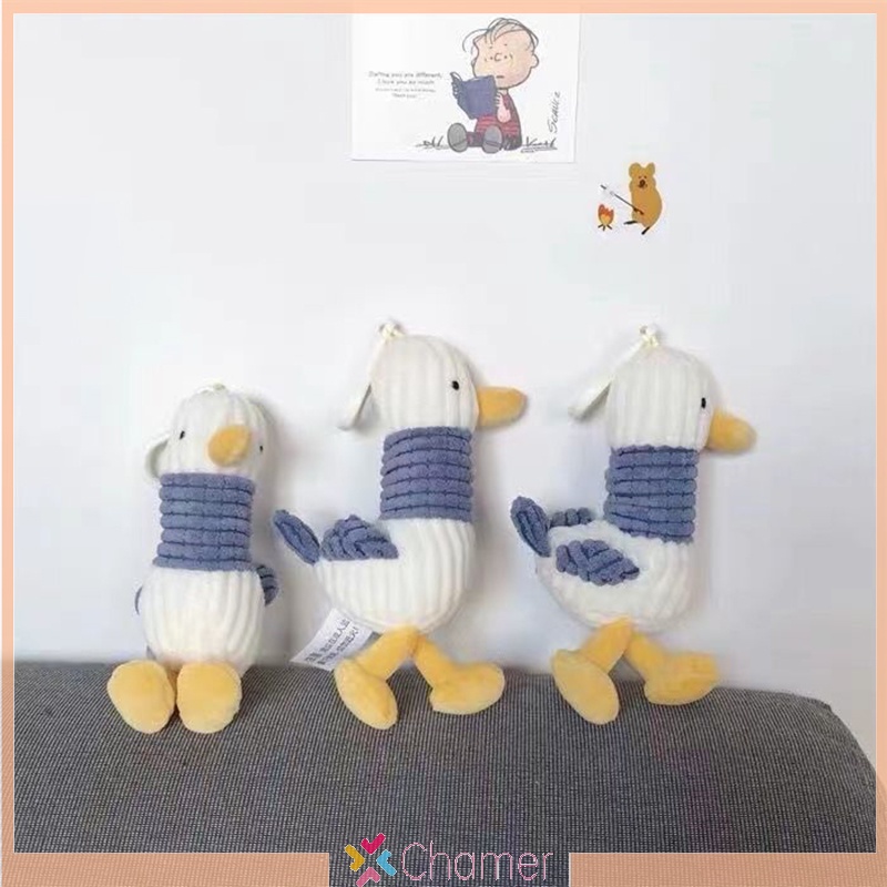 Móc Khóa Vịt Nhồi Bông Dễ Thương Dành Cho Bé Gái Mới