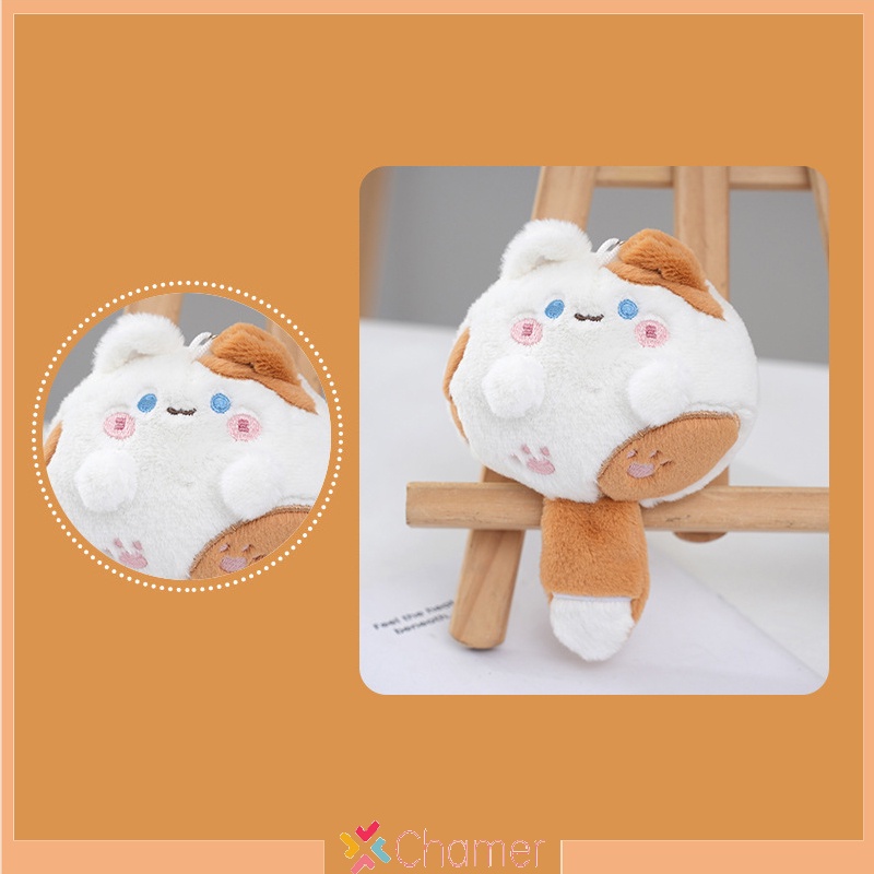 Móc Khóa Hình Mèo Bông Đuôi Dài Dễ Thương Chất Lượng Cao Mới
