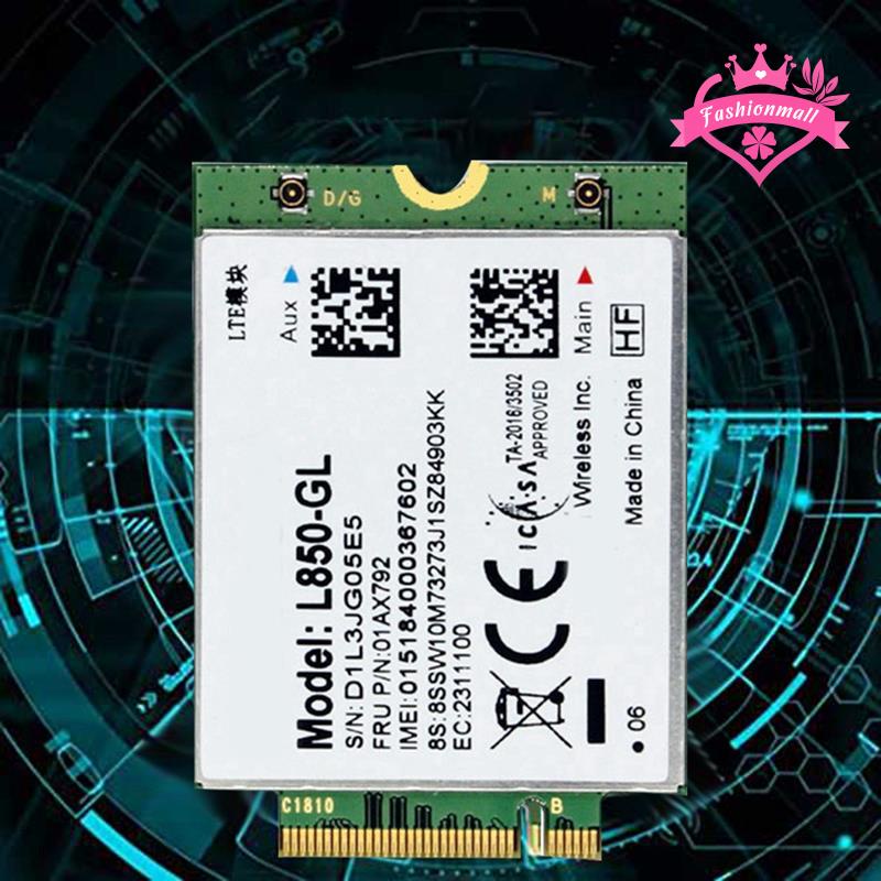 Thẻ wifi l850 gl + 2 Mô Đun ngff m.2 Thay Thế Cho lenovo thinkpad t580 x280 l580 t480s t480 p52s