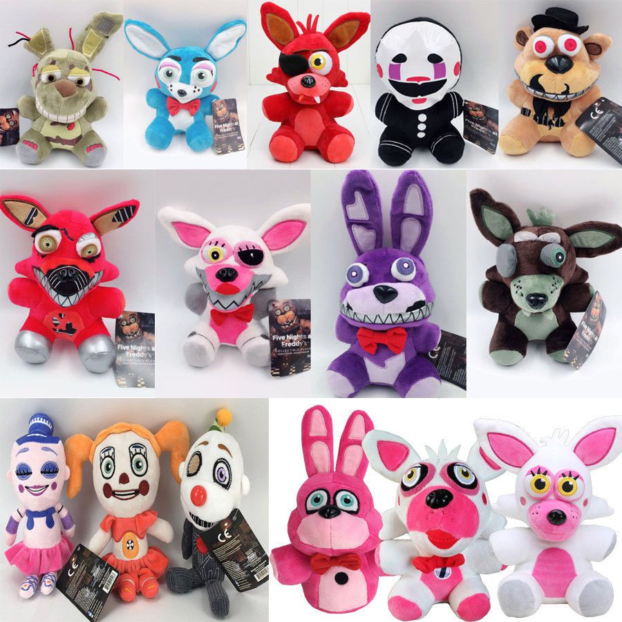 Mới Đồ chơi nhồi bông fnaf nightmare freddy 25cm