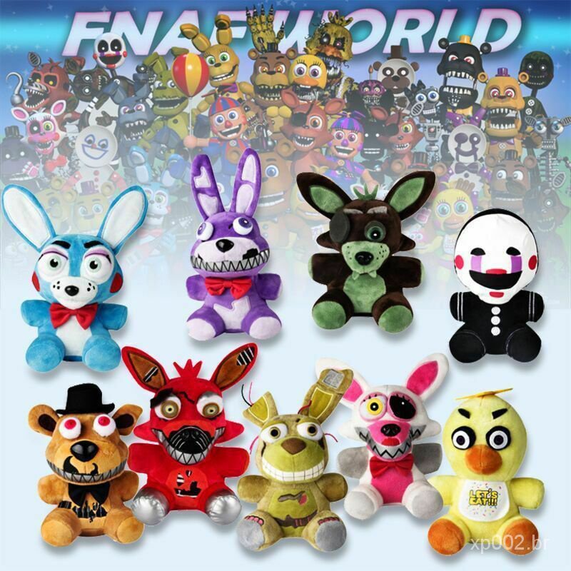 Mới Đồ chơi nhồi bông fnaf nightmare freddy 25cm