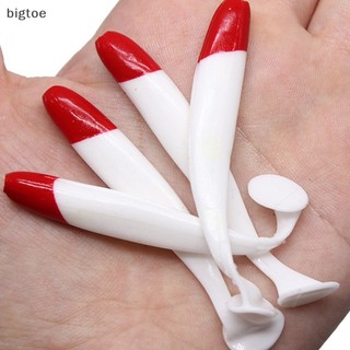 Bigtoe set 5 mồi câu cá giả bằng silicon mềm