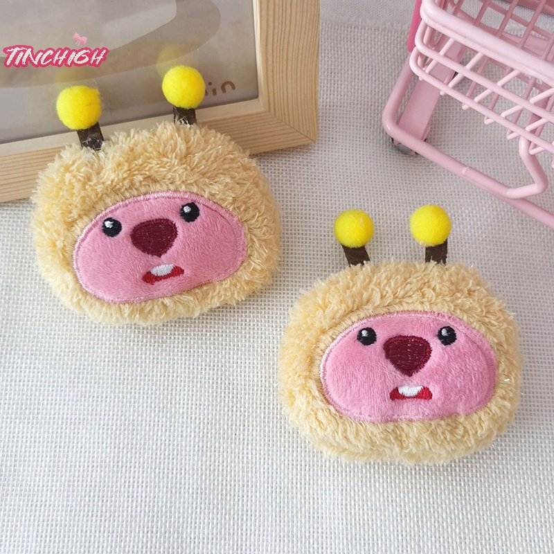 Mặt Dây Chuyền Hình Kẹp Lolppy Bằng Vải Lông Trang Trí Túi Xách / Quà Tặng Sinh Nhật diy Cho Bé