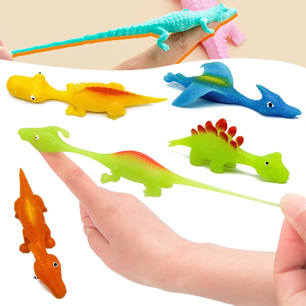 Dễ Thương Đồ Chơi Khủng Long Đeo Ngón Tay Siêu Nhẹ Chất Liệu Mềm Mại Dùng Làm Quà Tặng Sinh Nhật Cho Bé