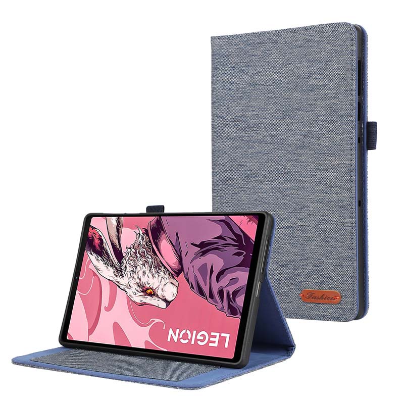 Dễ Thương Bao Da Điện Thoại Vải Jean Nắp Lật Thời Trang Có Ngăn Đựng Thẻ Cho 2023 lenovo legion y700 2nd Gen case legion700 gen 2 lenovoy700 cover