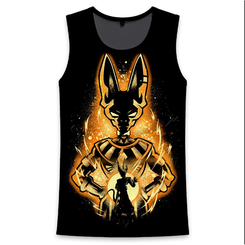 Áo Thun Ba Lỗ In Hoạt Hình dragon ball Thời Trang Mùa Hè Trẻ Trung Cho Nam