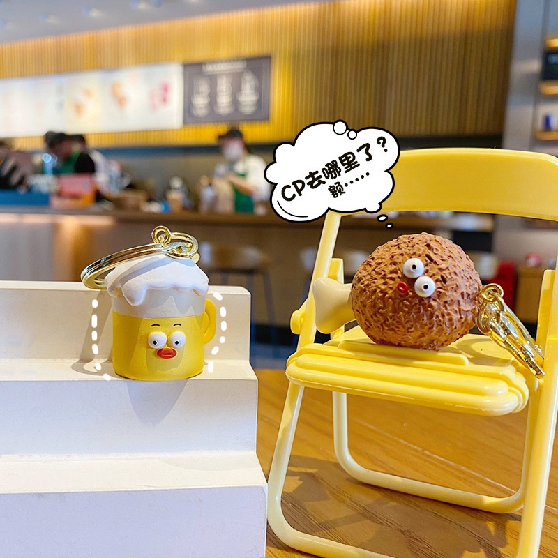 Hoạt Hình Móc Khóa Hình Đồ Ăn Nhanh Ngộ Nghĩnh