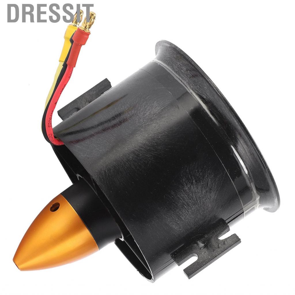 Dressit 70mm EDF Set 6 Blades Ducted Fan For RC Airplane Sports