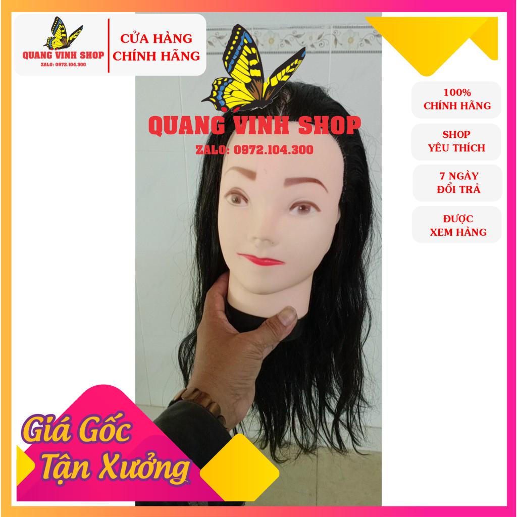 Đầu manocanh học cắt tóc giá rẻ tặng kẹp bàn