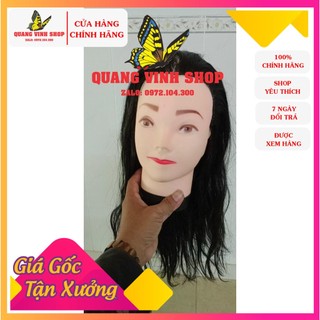 Đầu manocanh học cắt tóc giá rẻ tặng kẹp bàn