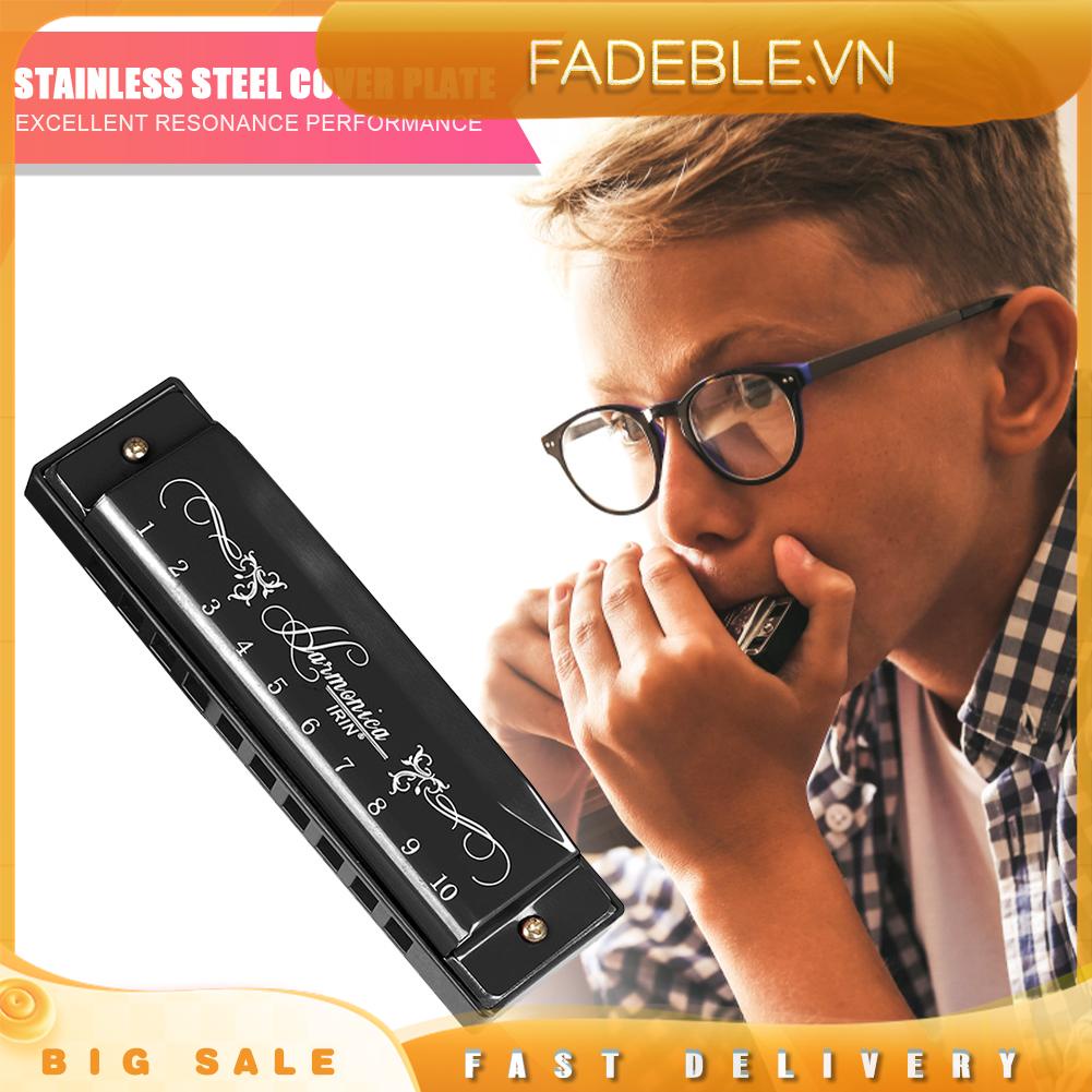 Kèn harmonica Gỗ 10 Lỗ 20 tone Giáo Dục Cho Bé