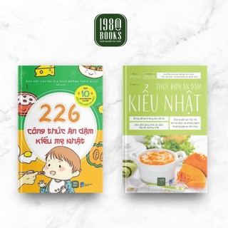 Sách - combo thực đơn ăn dặm kiểu nhật + 226 công thức ăn dặm kiểu mẹ nhật