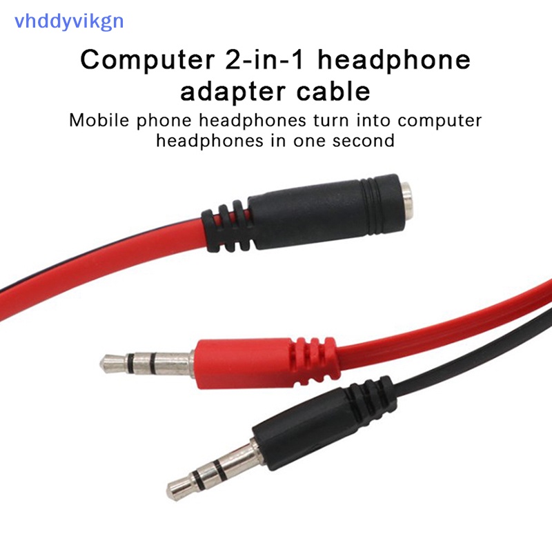Cáp Chia Âm Thanh jack 3.5mm aux 1 male Sang 2 female 3.5 female vn