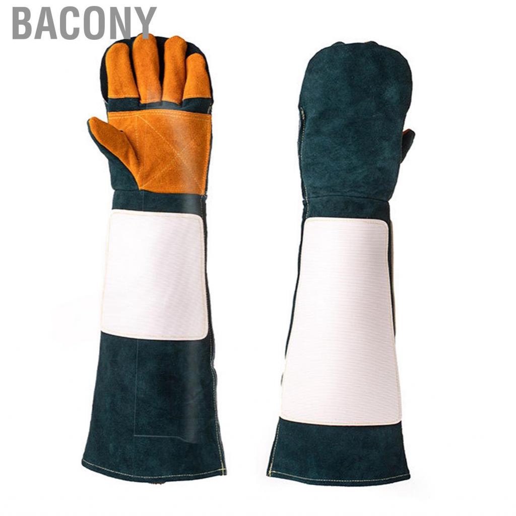 Bacony Handling   Professional Safety Tight Stitching Large Protection Area  Scratch for Veterinarians
