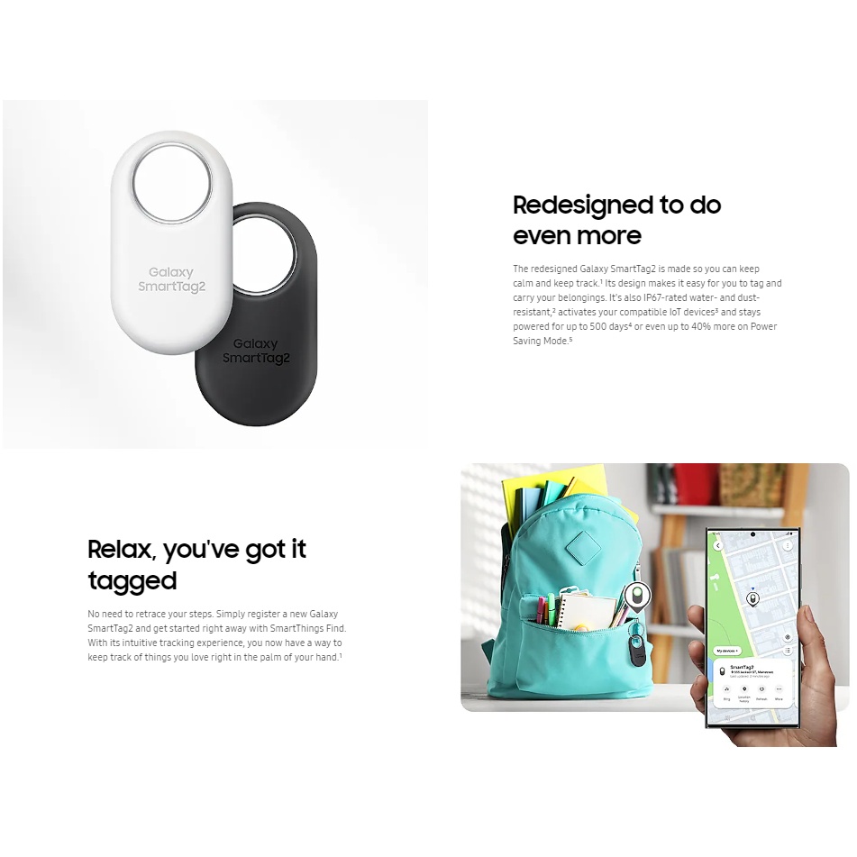 Thẻ Định Vị gps Thông Minh samsung galaxy smart tag 2 ei-t5600