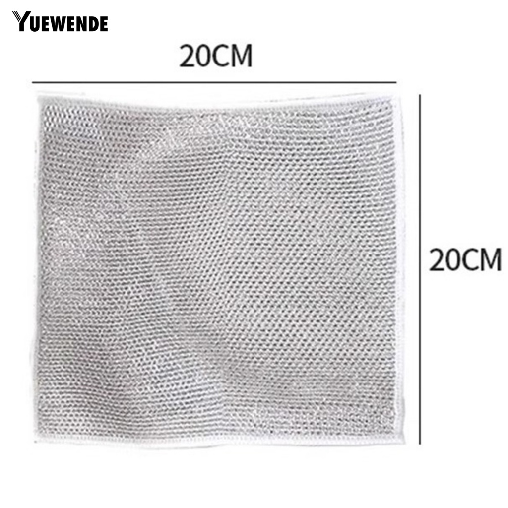 Ym.b Set 10 Khăn Lau Chén Dĩa Không Xơ Vải Khô Và Ướt Đa Năng Có Thể Tái Sử Dụng Cho Nhà Bếp Kiểu Tây Ban Nha